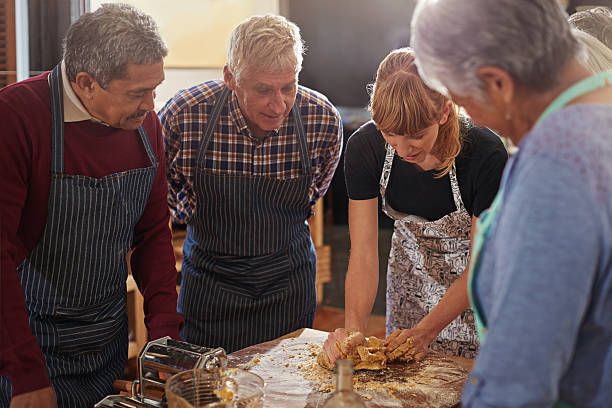 istock Showing them how to make meals in minutes 488666324