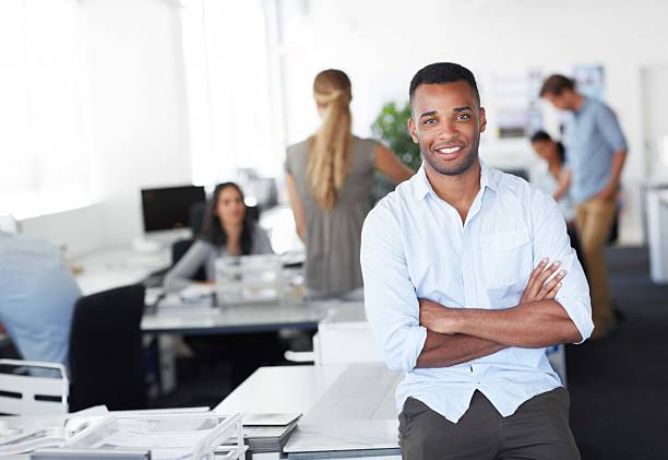istock Ready to conquer the world of business! 488666467