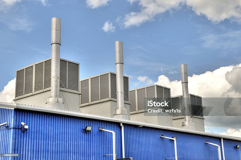 Stack di ventilazione - Foto stock royalty-free di Fabbrica