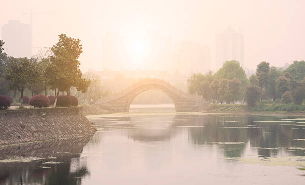 istock morning city park in china 488668189