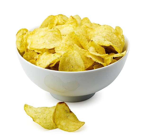 istock Bowl of potato chips 488668595