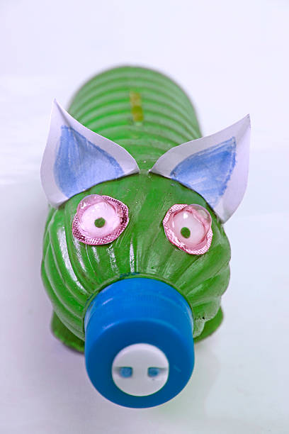 istock Piggy Bank Made By Recycled Plastic Bottle 488672630