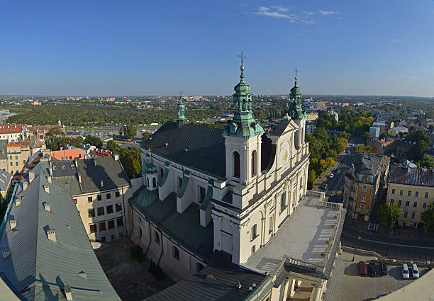 istock Top view of Lublin, Poland 488675920