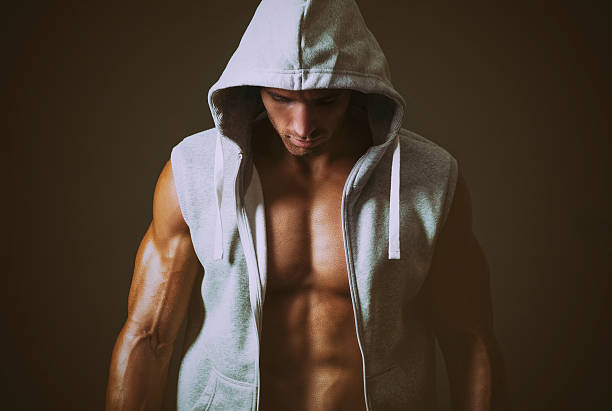 istock Sports guy in a tracksuit 488678972