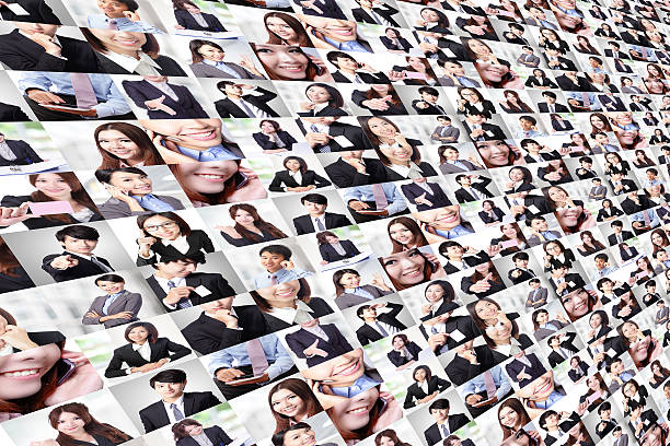istock Great collage made by Business people group 488688109