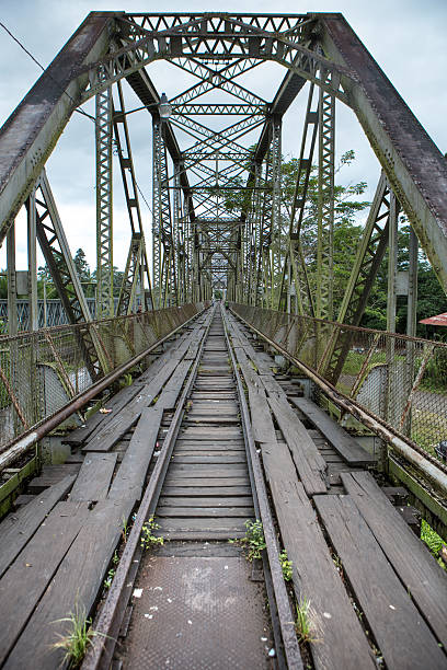 istock Old vintage bridge at Sixaola 488688345
