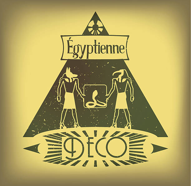 египетский арт-деко стиль метки - gods rays audio stock illustrations