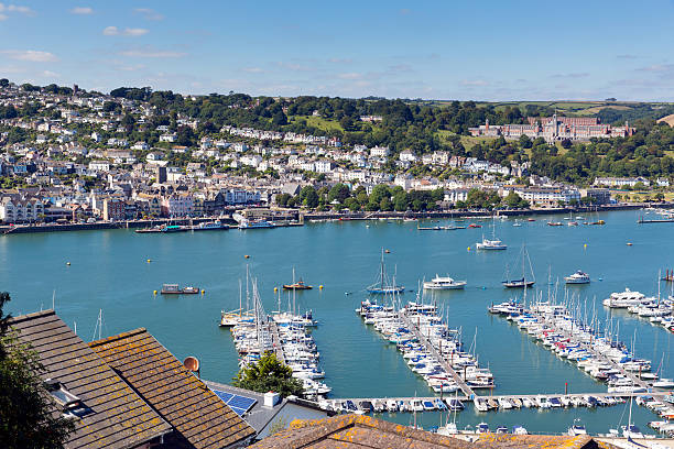 istock Dartmouth marina and harbour Devon England UK boats 488689469