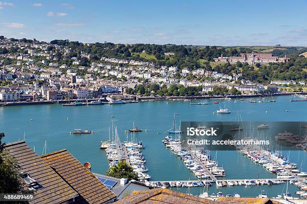 Dartmouth Marina And Harbour Devon England Uk Boats Stock Photo - Download Image Now