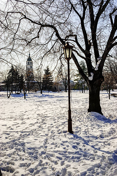 istock Kalemegdan park at winter, Belgrade, Serbia 488689997