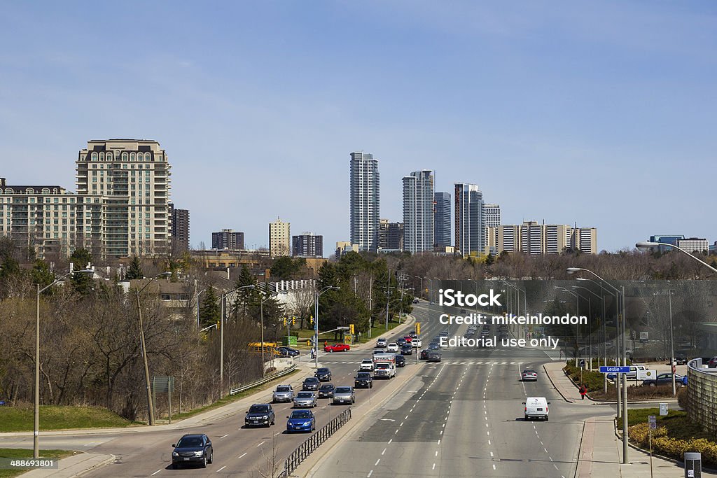 Toronto und Apartments - Lizenzfrei Ansicht aus erhöhter Perspektive Stock-Foto