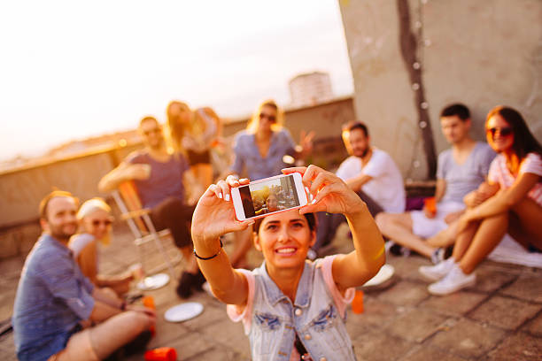istock Selfie with my friends 488708280