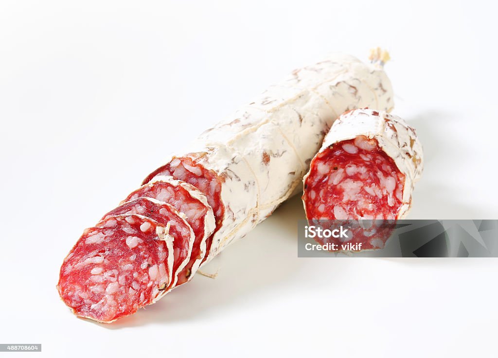 Francés salchicha seco - Foto de stock de Salami libre de derechos