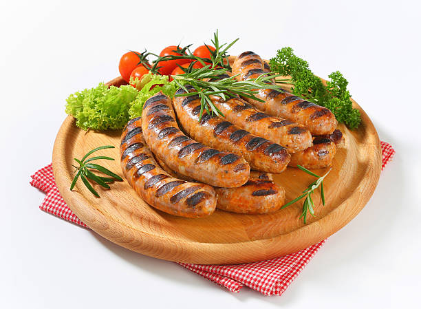 istock Grilled bratwursts 488711596