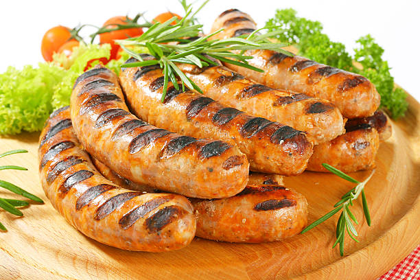 istock Grilled bratwursts 488711722