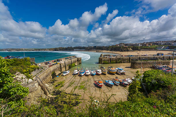 istock Newquay traditional fishing harbour at Cornwall 488714778