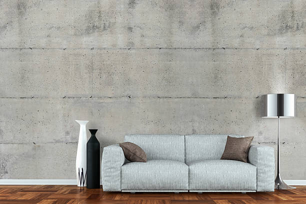 istock Sofa in decorated modern living room 488717864