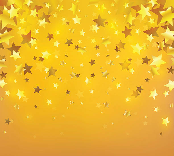 istock Holiday background with stars. Invitation or greeting card design 488718044