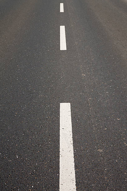 istock Germany, North Rhine-Westphalia, road, asphalt, centre line 488718606