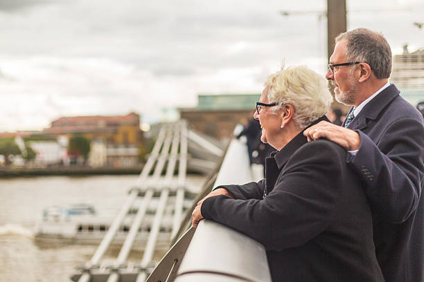 istock Well Dressed Senior Couple Sightseeing in London 488719064