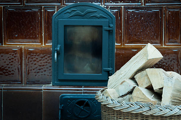 istock Old fashioned wood burning stove 488720095
