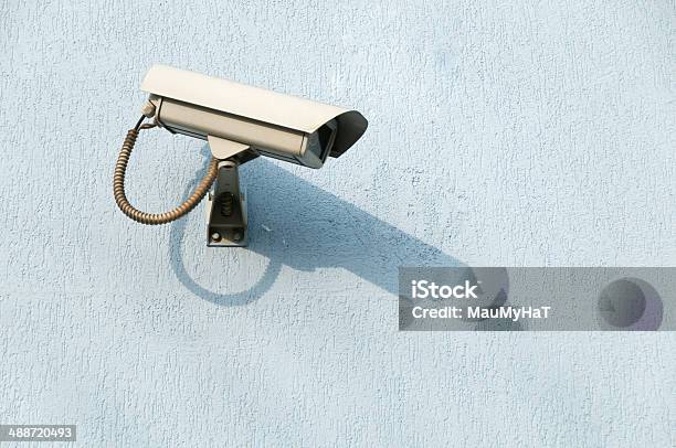 Security Camera Stock Photo - Download Image Now - Prevention, Shadow, Big Brother - Orwellian Concept