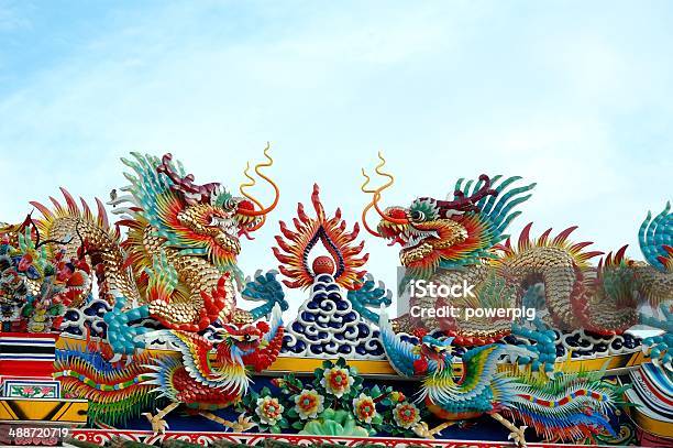 Chiness Dragon Stockfoto und mehr Bilder von Asiatische Kultur - Asiatische Kultur, Asien, Aufnahme von unten