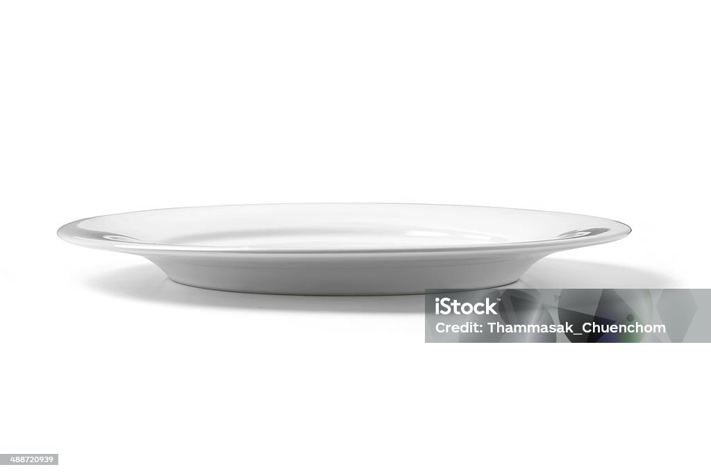 Empty plate Empty plate  on white. Ceramics Stock Photo