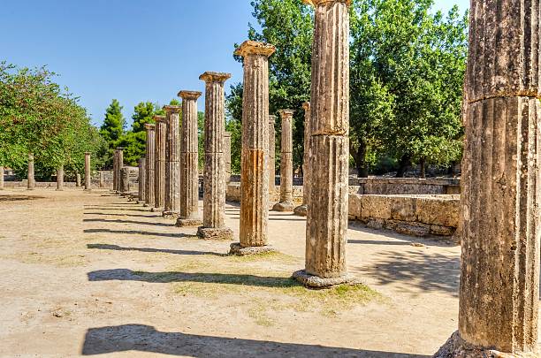 istock Ancient site of Olympia, Greece 488721090
