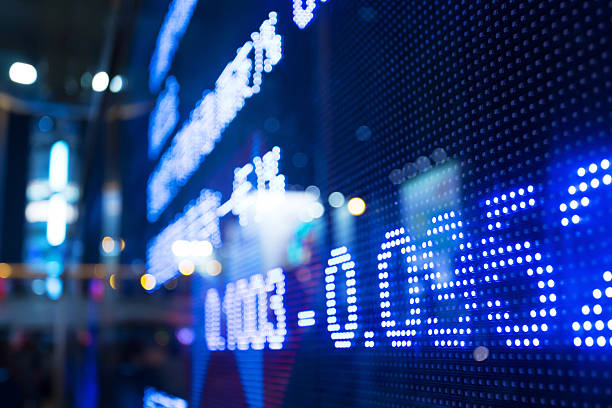 istock Display of Stock market quotes 488721565