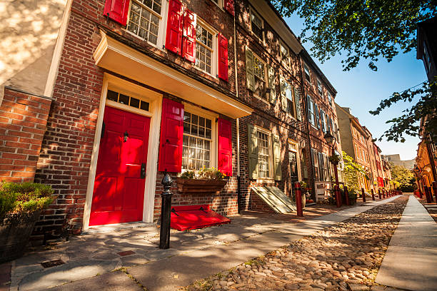 istock Historic row houses Philadelphia 488722601