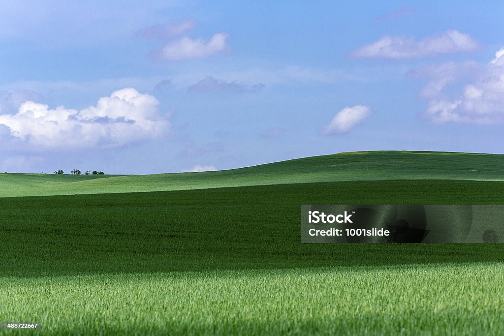 Облако Тень на зеленые поля - Стоковые фото Без людей роялти-фри