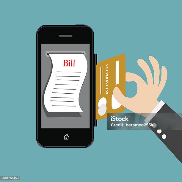 Smartphone Payments Banking Online Stock Illustration - Download Image Now - 2015, Accessibility, Arts Culture and Entertainment