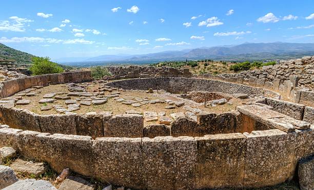 istock Ancient site of Mycenae, Greece 488756532