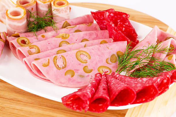 istock Salami, mortadella and bacon 488757139