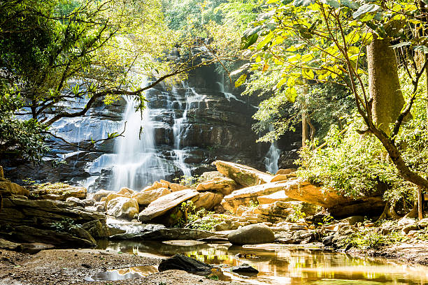 istock Tadmok waterfall chiangmai Thailand 488758520