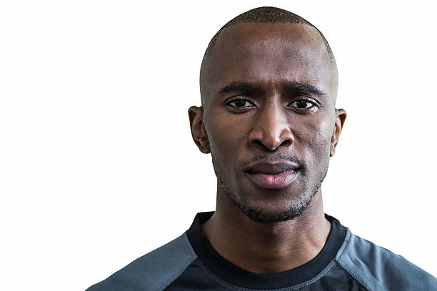 istock Portrait of rugby player 488758896