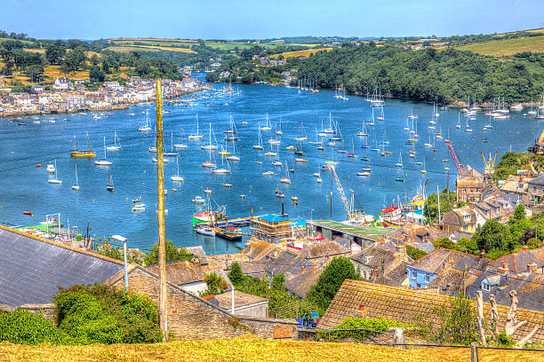 istock Fowey Cornwall from Polruan England in colourful HDR 488759389