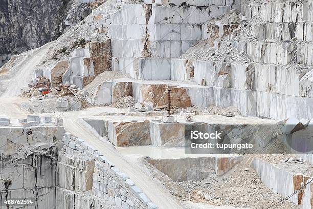 Carrara Marble Quarry Stock Photo - Download Image Now - Quarry, Carrara, Marble - Rock