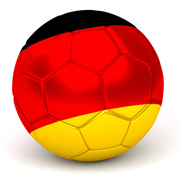 istock soccer ball with german flag 488762815