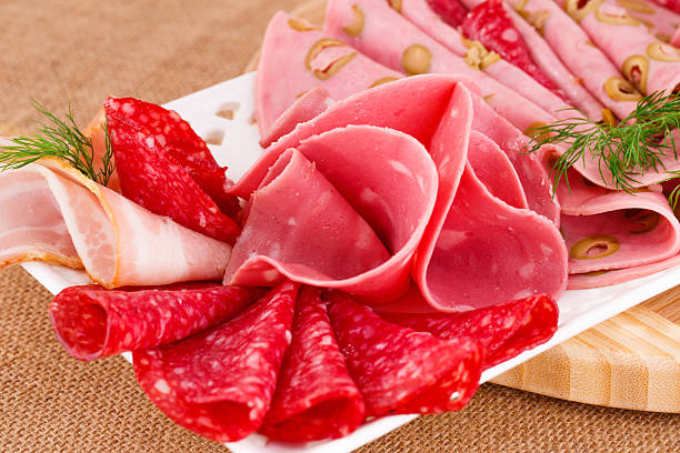 istock Salami, mortadella and bacon 488763115