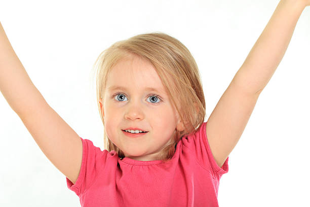 istock Cute Little Girl Smiling Portrait. 488763503