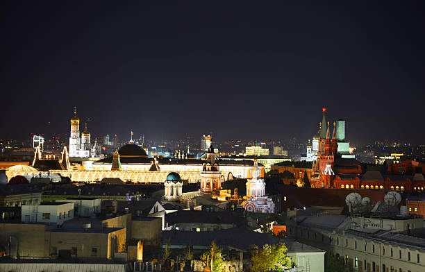 istock Moscow Skyline in the Night 488765812