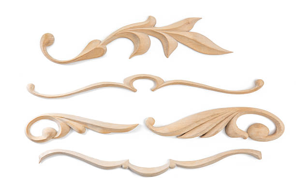 istock decorative carved wooden ornaments 488767070