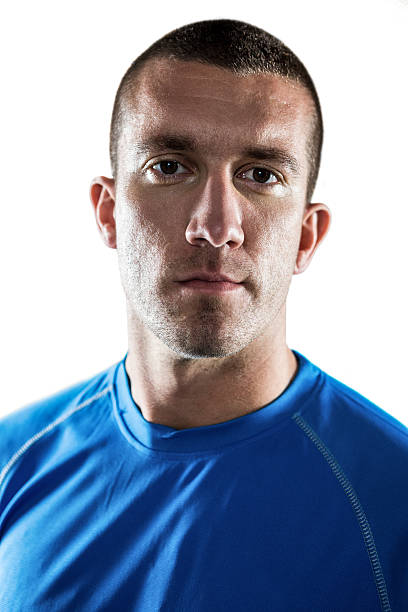 istock Close-up portrait of confident rugby player 488769314