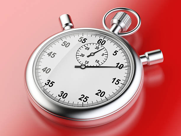 istock Stopwatch - time concept isolated on a white background 488784485