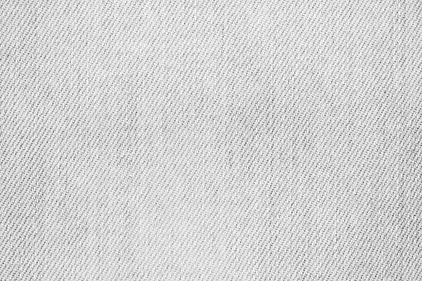 Photo of White painted texture of denim