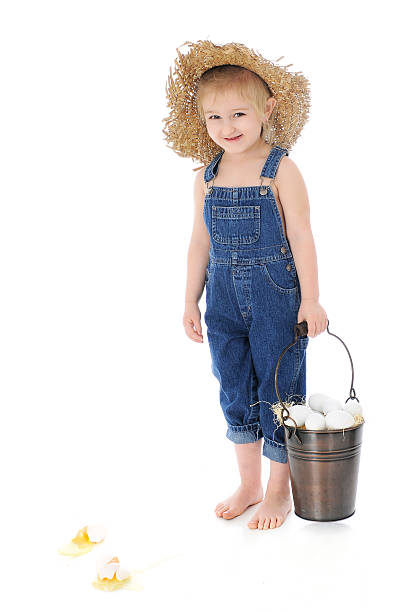 210+ Overalls Little Girls Barefoot Child Stock Photos, Pictures ...