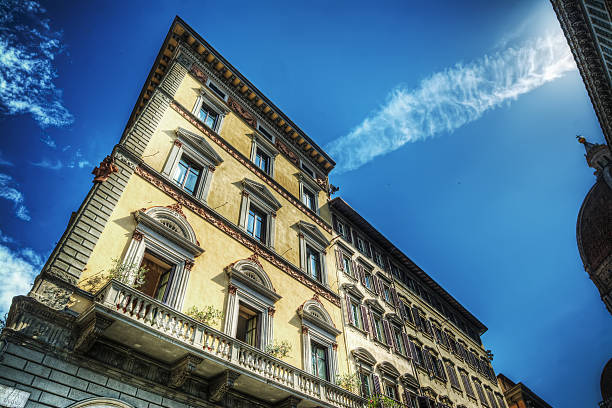 istock building seen from below in Florence 488786944