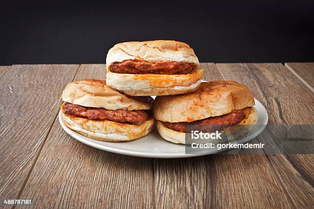 Turkish Traditional Wet Burger Stock Photo - Download Image Now - Beef, Burger, Cheese